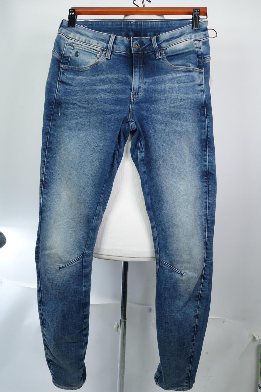 G-Star RAW ARC 3D Mid Skinny Jeans Slim Fit Blue Denim Women Size 30 X 36